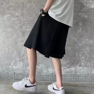 [OFJ10NNP]남자 데일리 밑단 컷팅 면반바지 팬츠 캐주얼