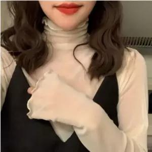 [오노마] ONM 시스루 망사 티셔츠 블라우스 레이어드 이너 꼬박이
