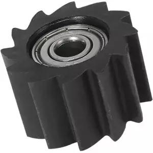 HEROFFIX 8mm 홀 체인 롤러 풀리 슬라이더 텐셔너 휠 가이드 블랙 톱니형 Kawasaki KX250F 바이크용