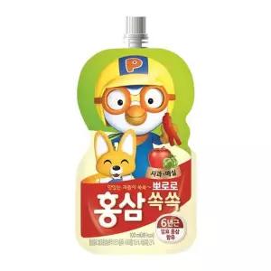 [OFKM32N3]뽀로로 홍삼쏙쏙 사과 100mlx20개