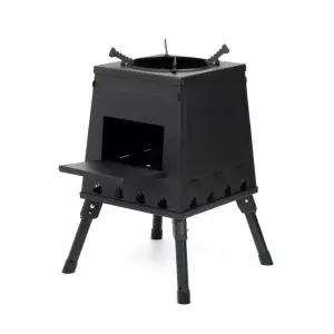 서무스토어 접이식 화목난로 35X47CM 블랙 캠핑화목난로