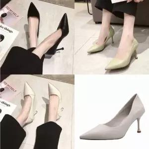 하이힐 뾰족앞코 정장 구두 7cm 여자 스틸레토 펌프스 여자신발 여성신발 여자구두