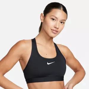 Nike 나이키 스우시 미디엄 서포트 여성 패드 스포츠 브라 DX6822 -010