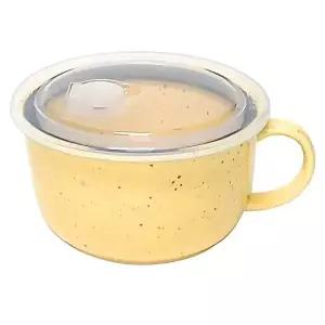 베로나 루체 밀폐 라면기 740ml 도자기 손잡이 시리얼볼 요거트볼 밀폐뚜껑 전자렌지 완성