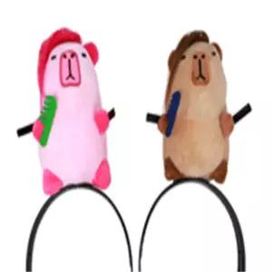 SJ상회 카피바라 머리띠 동물머리띠