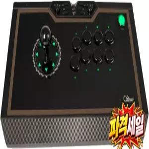 Qanba Q8 아케이드 PC 호환 은 Sanwa Electronics에서 제작했으며 JLF 레버와 OBSF30 스냅인 푸시 버튼을