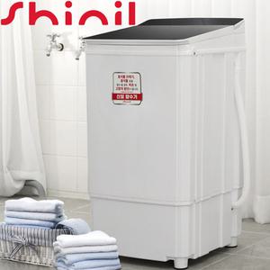 SHINIL 스테인리스 탈수기 수영장 세탁 스텐레스 탈수조 대용량 7kg 기계식 탈수기