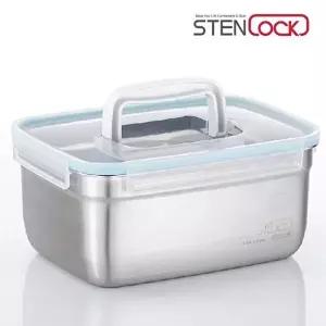 고품질 스텐락 퓨어 핸디밀폐용기 2호 6000ml 스텐락밀폐용기 스텐밀폐용기 스테인레스밀폐용기 WFHDC30