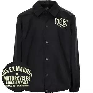 데우스엑스마키나 블랙 하라주쿠 코치 자켓 D261MJK106 BLACK