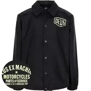 [DEUS EX MACHINA]데우스엑스마키나 블랙 하라주쿠 코치 자켓 D261MJK106 BLACK