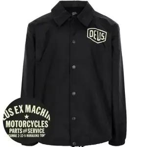 데우스엑스마키나 블랙 하라주쿠 코치 자켓 D261MJK106 BLACK