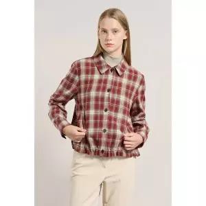 [BCBG](의정부점)올앤선드리 유노 체크 BL(A5W9B404)