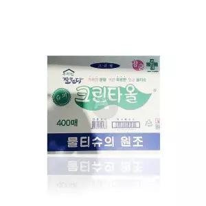 [핫트랙스]TBZ 슈퍼 크린타올 물티슈 (400입) 개별포장 업소용물티슈 식당물티슈 일회용물티슈 낱개포장(WF