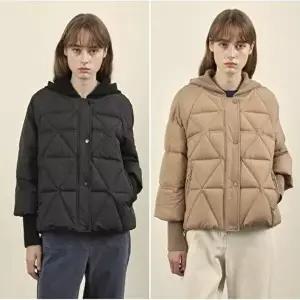 [셀러허브 1]올리비아로렌 sh06 탈착니트후드나그랑중경량덕패딩집업점퍼  VOCKD4W9341 (51618234)