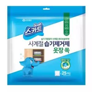 스카트 사계절 습기제거제 옷장 쏙 30g X 25개입 - 1개