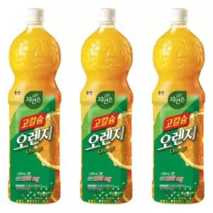 웅진 자연은 고칼슘 오렌지 1.5Lx12PET