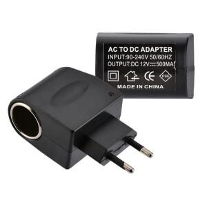 자동차 시가 라이터 어댑터 AC 220V DC 12V EU 미국 플매트 카펫 러그 변환기 벽 전원 소켓 액세서리