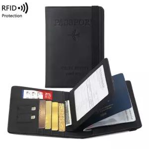RFID 해킹방지 여권지갑 OLZ-008 가죽여권지갑 여행지갑 남성여권지갑