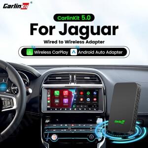 CarlinKit 5.0 Jaguar XE XF XJ E-PACE 용 카플레이 안드로이드 자동 무선 어댑터 동글