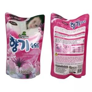 산도깨비 섬유 유연제 리필형 후로랄 향 1300ml 대용량 액체 세탁 옷 정전기 방지 빨래