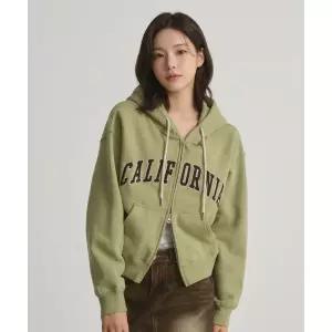WHO.A.U Signature Patch Hood Zip-up(F) / WHMZG4911F
