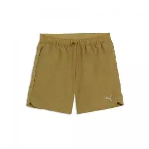 PUMA 런 컬쳐 컬렉티브 T7 릴렉스드 우븐 쇼츠 5인치 - 차이 라떼 / 639074-89