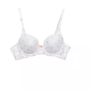 일러스트 디자인 몰드 와이어 B컵 브라 0724ww 여학생속옷 주니어속옷 아이보리 Z-121C5