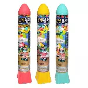 로켓 블럭 스텝3 (랜덤) 약 어린이 블록 놀이 370pcs