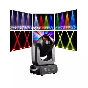 DJ 150W 무빙 RGBW LED 스테 스팟 18회전 프리즘 DMX512