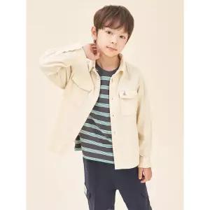 [백화점정품] 빈폴 키즈 BEANPOLE KIDS 루즈핏 피그먼트 아우터형 데님 셔츠 -