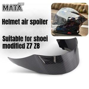 SHOEI 헬멧 조용 HOT 카본 모터사이클 헬멧 풀페이스 헬멧 고정 윈드 테일 핀 헬멧 에어 스포일러