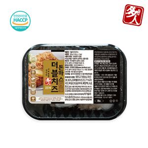 (다인) 더블 치즈 돈까스 280g(140gx2장) 수제 체다 모짜렐라 국내산