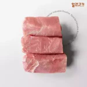 [일간고기][냉장] 국내산 한돈 등심 돈가스용 500g