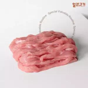 일간고기 [냉장] 국내산 한돈 등심 잡채용 500g