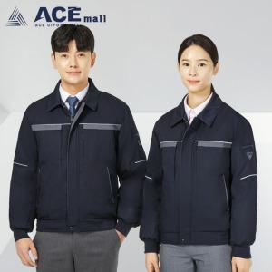 점퍼 ACE-2314 추동 방한 LOW DENIA패딩 발열안감 심플한 오피스 근무복 워크웨어 작업복