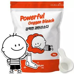 더푸룸 과탄산소다 3kg 1개 대용량 표백 얼룩제거 세제