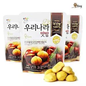 [밤뜨래](G)[밤뜨래] 국내산 우리나라맛밤 50g x 10봉