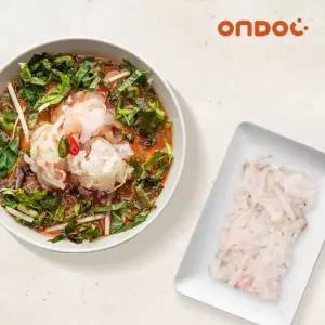 온도씨 국내산 기름가자미 물회 250g + 물회 육수 350g x 2팩