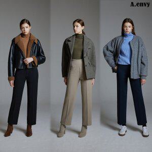 [신세계라이브쇼핑]에이앤비 24FW 트리코트 개미허리 본딩팬츠 3종 SGWW