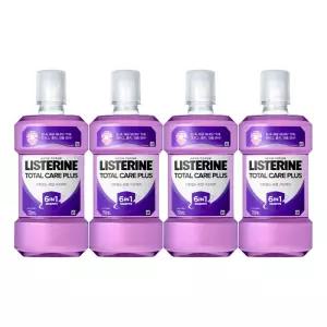 리스테린 토탈케어 플러스 가글 입냄새제거 구강청결제 750ml, 4개