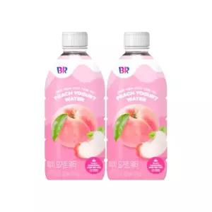 베스킨라빈스 피치요거트 워터 500ml 24개/과채/꼬마/미니/아동/주니어/과즙/과즙팩/피크닉/키즈/팩음료