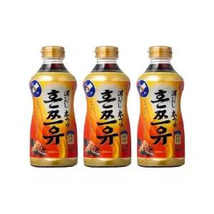 기꼬만 혼쯔유 500ml x 3개 (총 1.5L) 메밀소바/우동 육수 374060