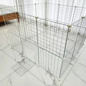 강아지 고양이 철제 울타리/펜스/휀스/안전/문/애견/하우스/기둥/텃밭/토끼/집/케이지/팬스/개/아기/애완견