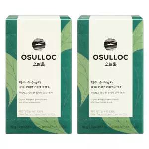 (1+1) 오설록 제주 순수녹차, 2g, 20개입, 2개  2Set