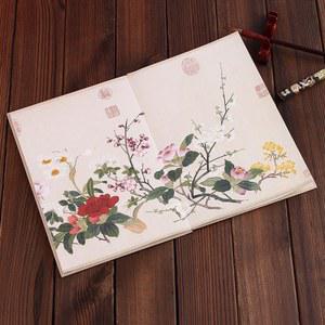 긴 책 청 그림 전유성 접이식 만유동춘도 절첩