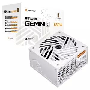 맥스엘리트 STARS GEMINI 650W 80PLUS브론즈 ATX3.1 화이트 파워서플라이