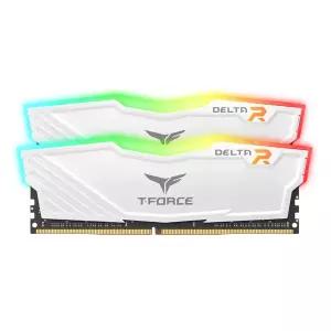 TeamGroup T-Force DDR4 16G PC4-28800 CL18 Delta RGB 화이트 (8Gx2) 서린