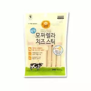 국산 애견 치즈스틱 소시지 간식 70g 강아지 치즈 대체 품 육포 애완동물 스낵 비타민