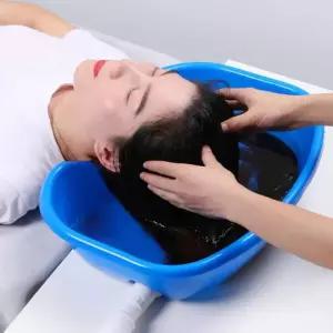 추천템 인기 통 환자샴푸캡 대야 간이 환자세발기 세발기