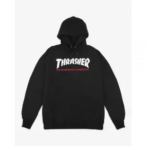 THRASHER TWO-TONE SKATE MAG HOOD [BLACK] 1950184